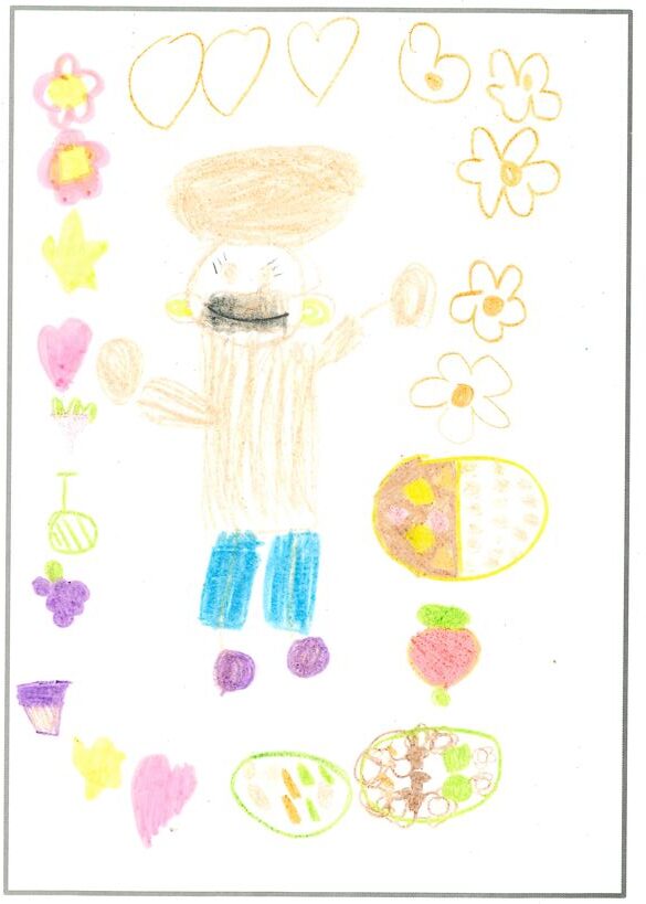 ym36 いつもきゅうしょくをつくってくれるひと