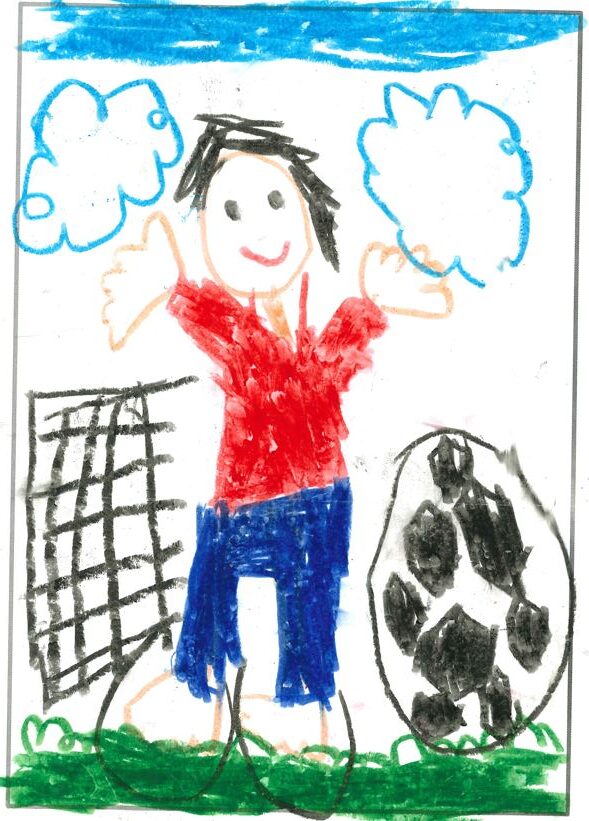 ym81 おとうさんとのおもいでのサッカー