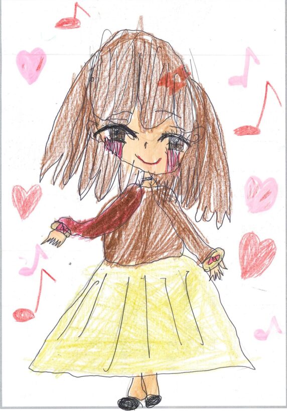 ym132 うれしそうなおかあさん