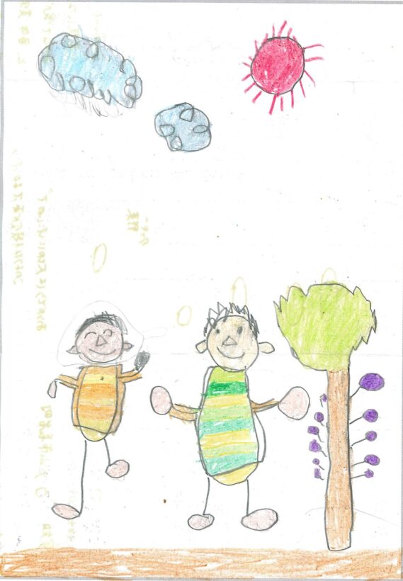 ym150 ぶるーべりいがなっている。