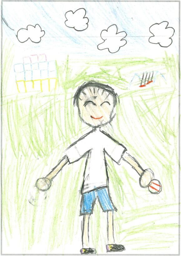 ym62 とうちゃんが「きゃっぼう」をしてわらったとき。