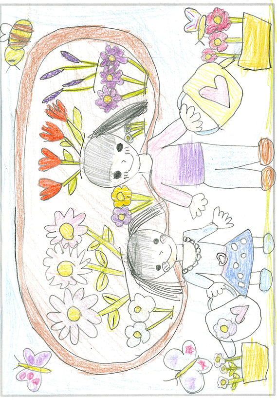 ym1 お花のおせわ　たのしいね！