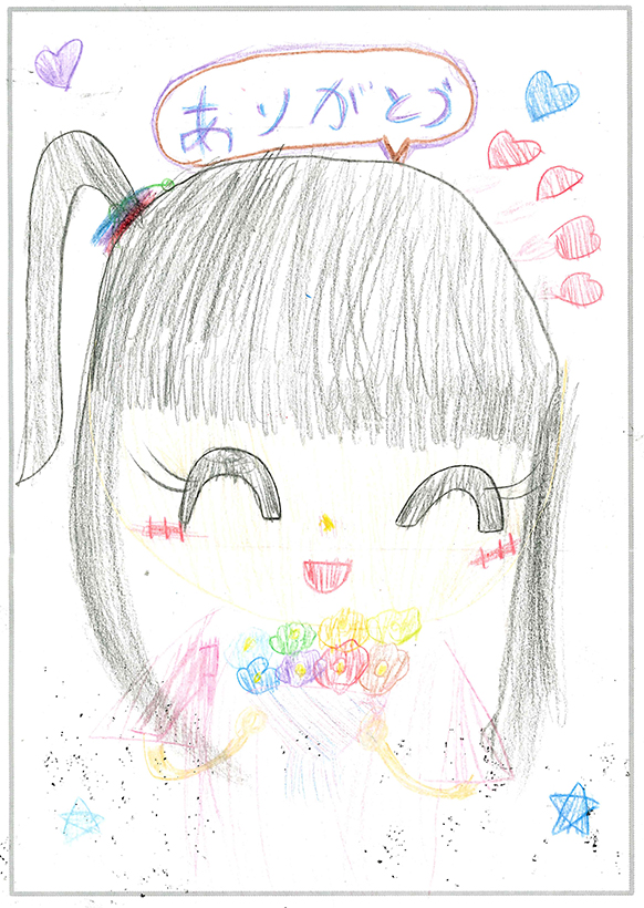 ym4 がんばった、みこちゃんに花束を