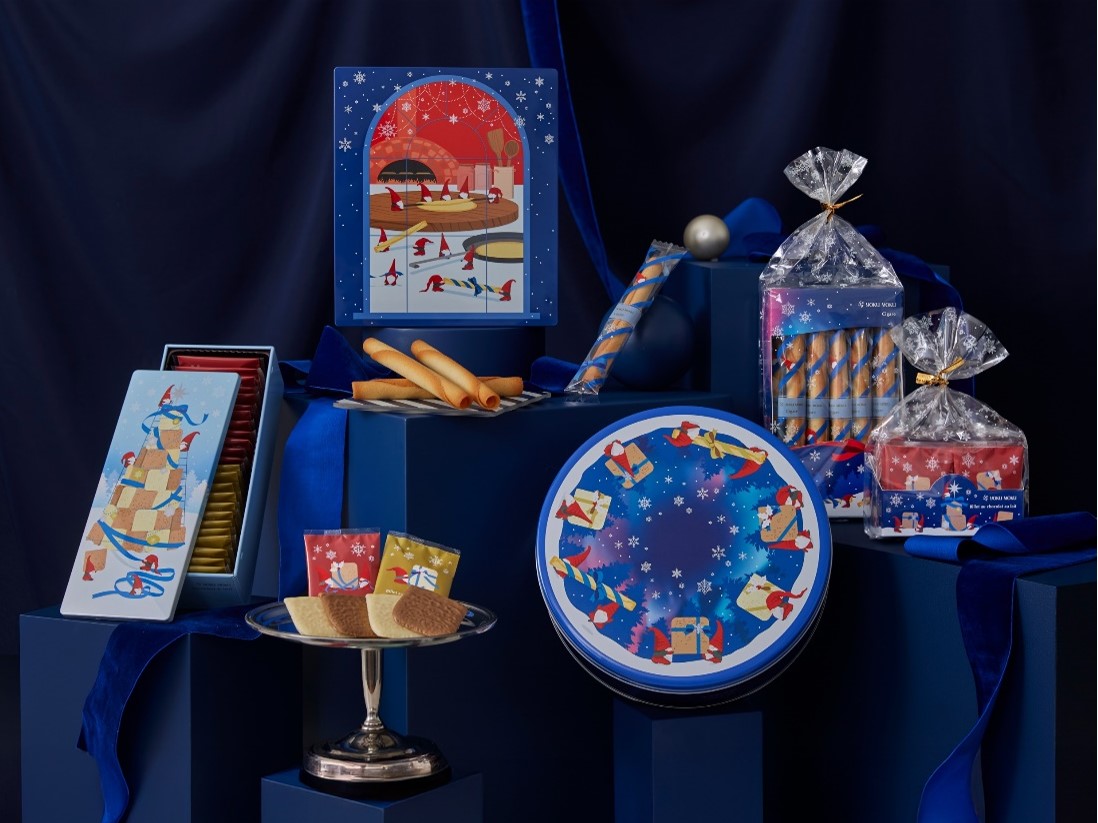 ヨックモックのお菓子｜クリスマスに贈りたい！人気の美味しいお菓子の通販おすすめランキング｜ベストオイシー 冬限定 ヨックモック 5種30個入り お土産 贈り物 贈答品 ギフト プレゼント クリスマス お歳暮