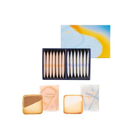 ドゥーブル ビスキュイ　2種14枚入